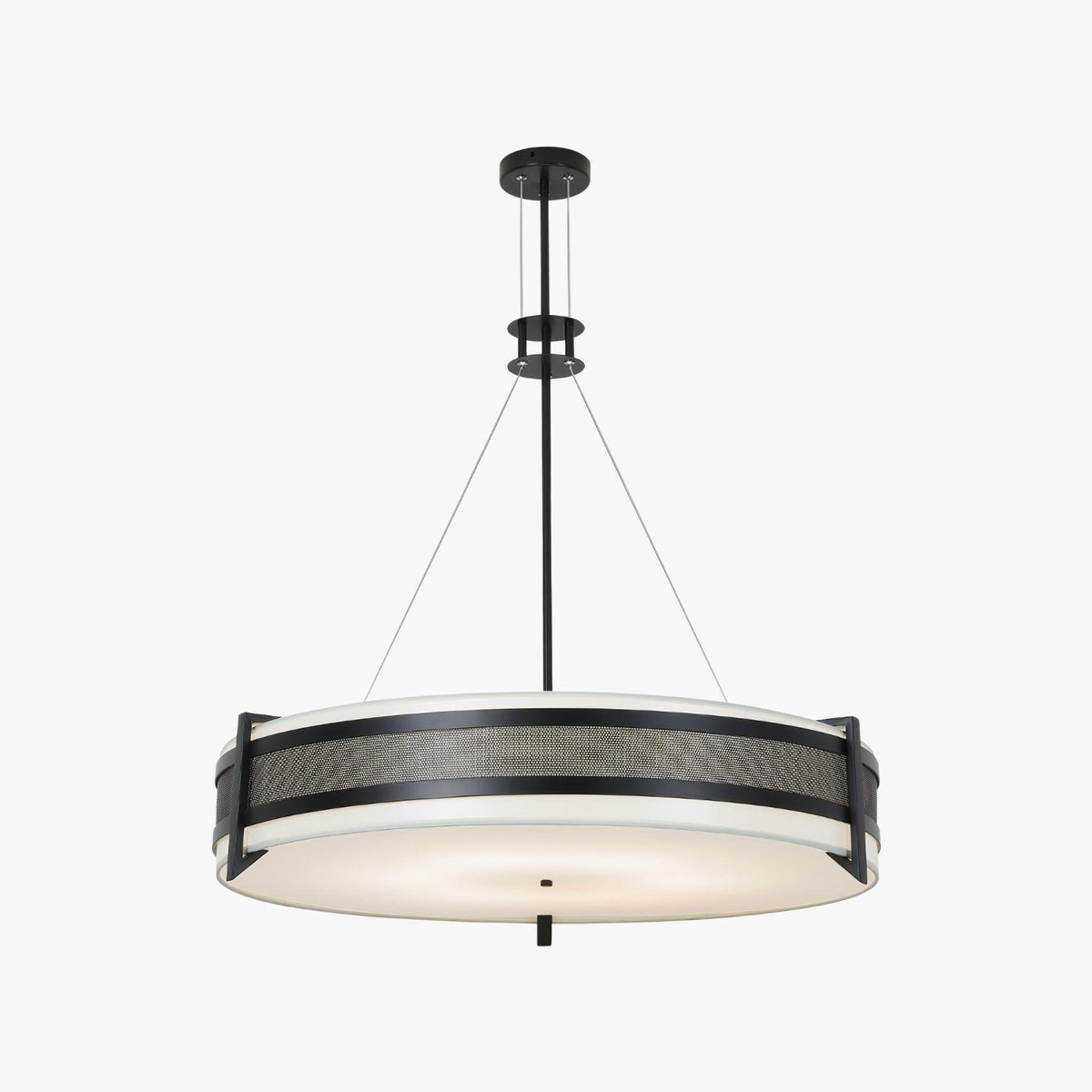 Rivanora Kroonluchter Pedesina Zwart Mesh LED