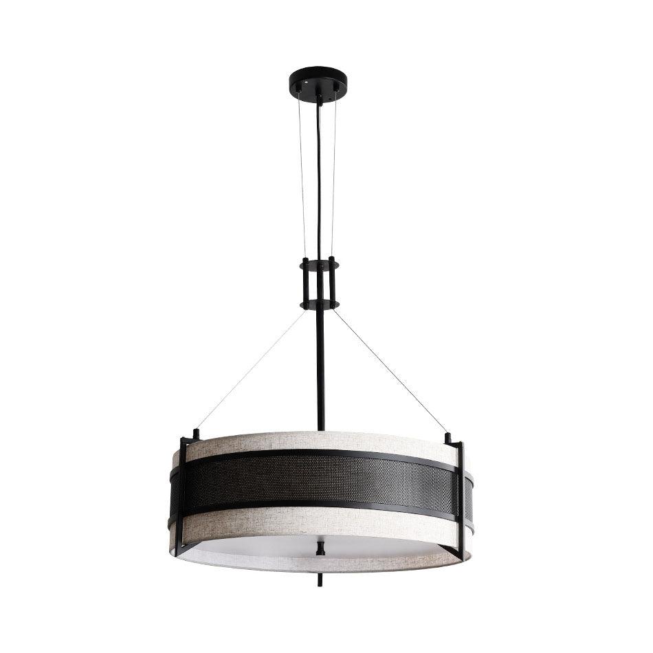 Rivanora Kroonluchter Pedesina Zwart Mesh LED