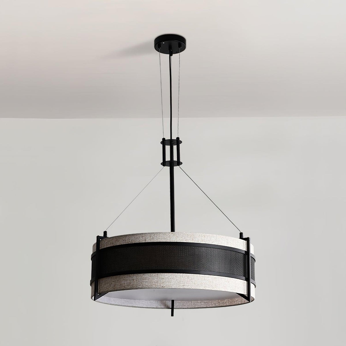 Rivanora Kroonluchter Pedesina Zwart Mesh LED