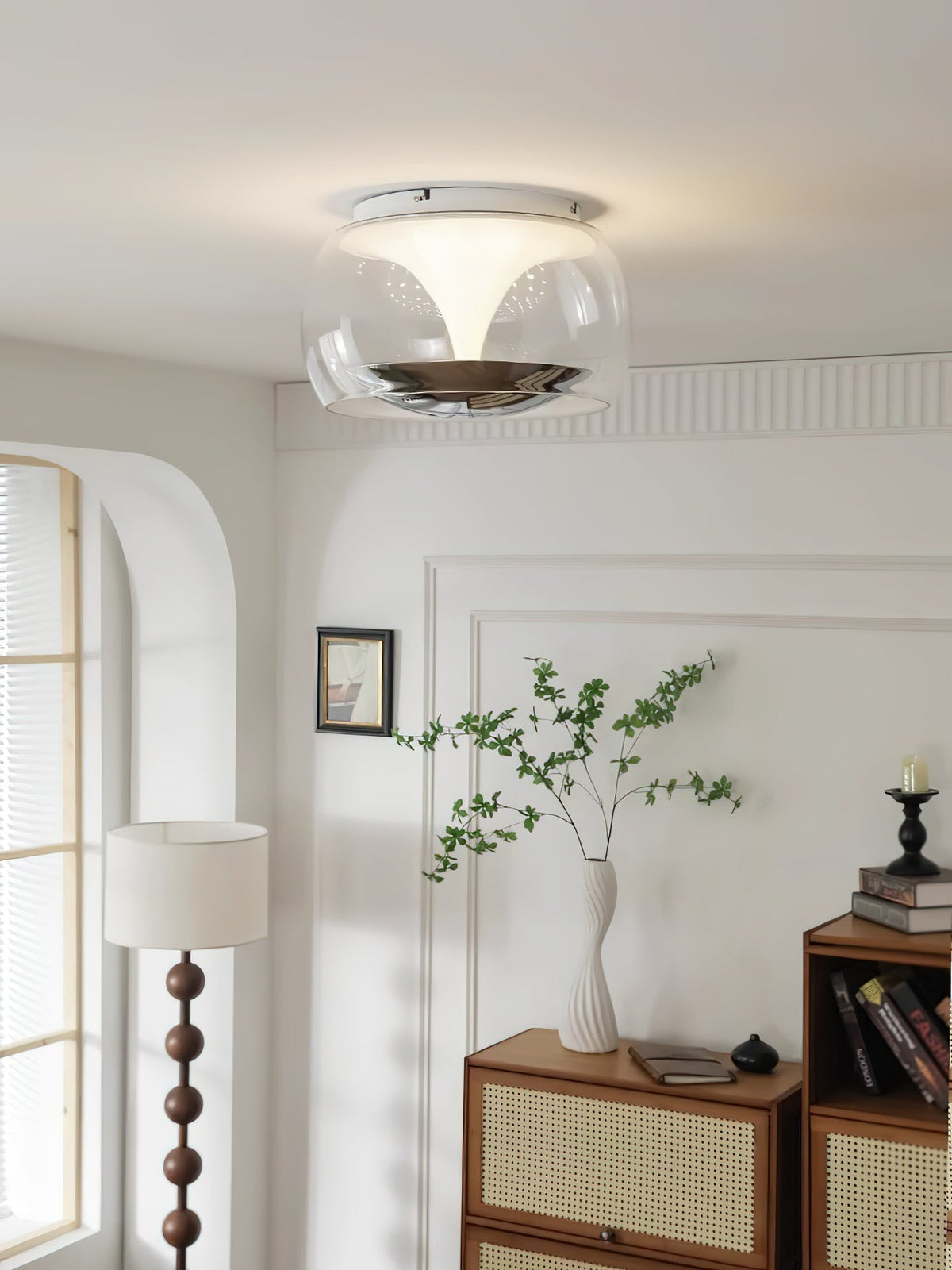 Eshair Noordse kunst pendulum plafondlamp van glas