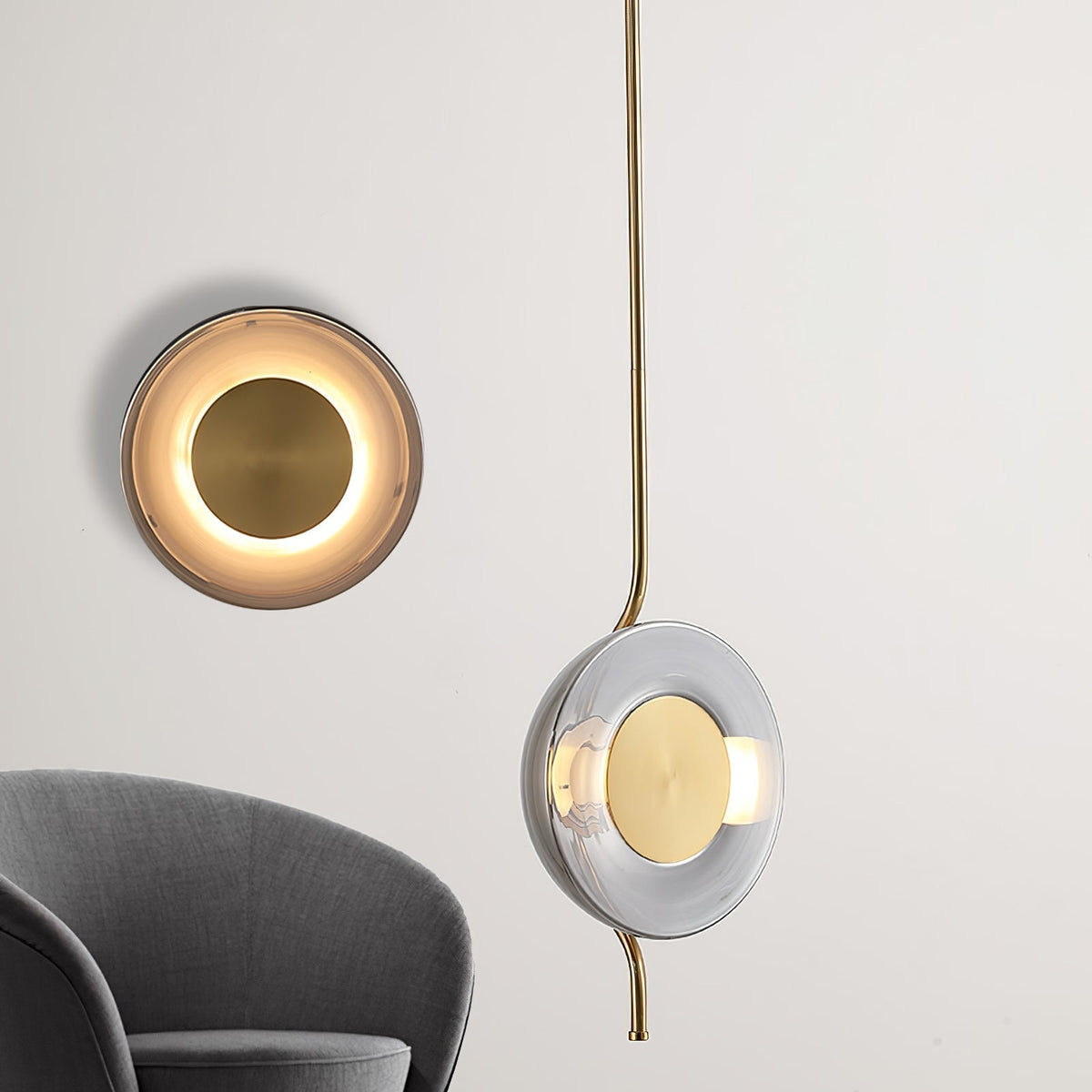 Umirus moderne minimalistische hanglamp van glas