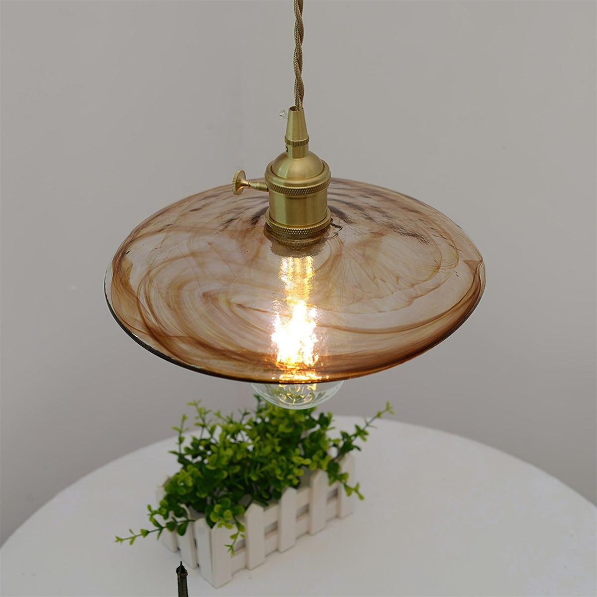 Sage Vintage glas hanglamp