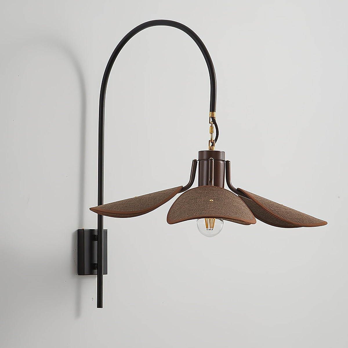 Visilis Premium Noordse kunst Bloemblaad wandlamp