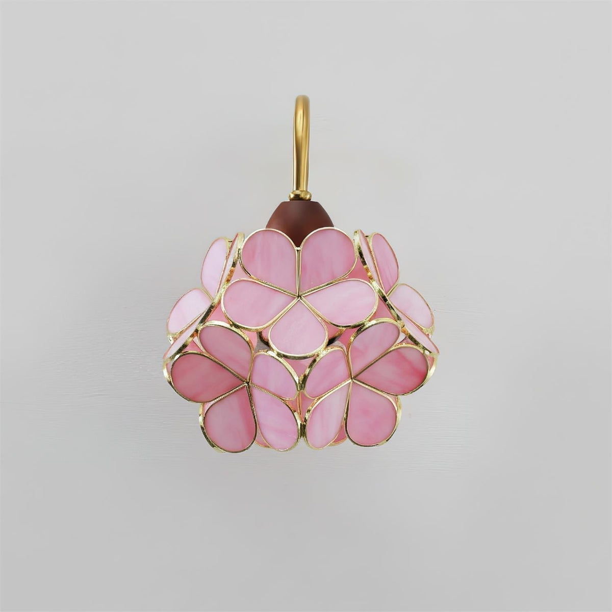 Petals-hout wandlamp