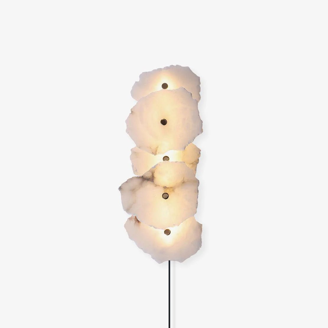 Nivarelia albasten wandlamp met stekker