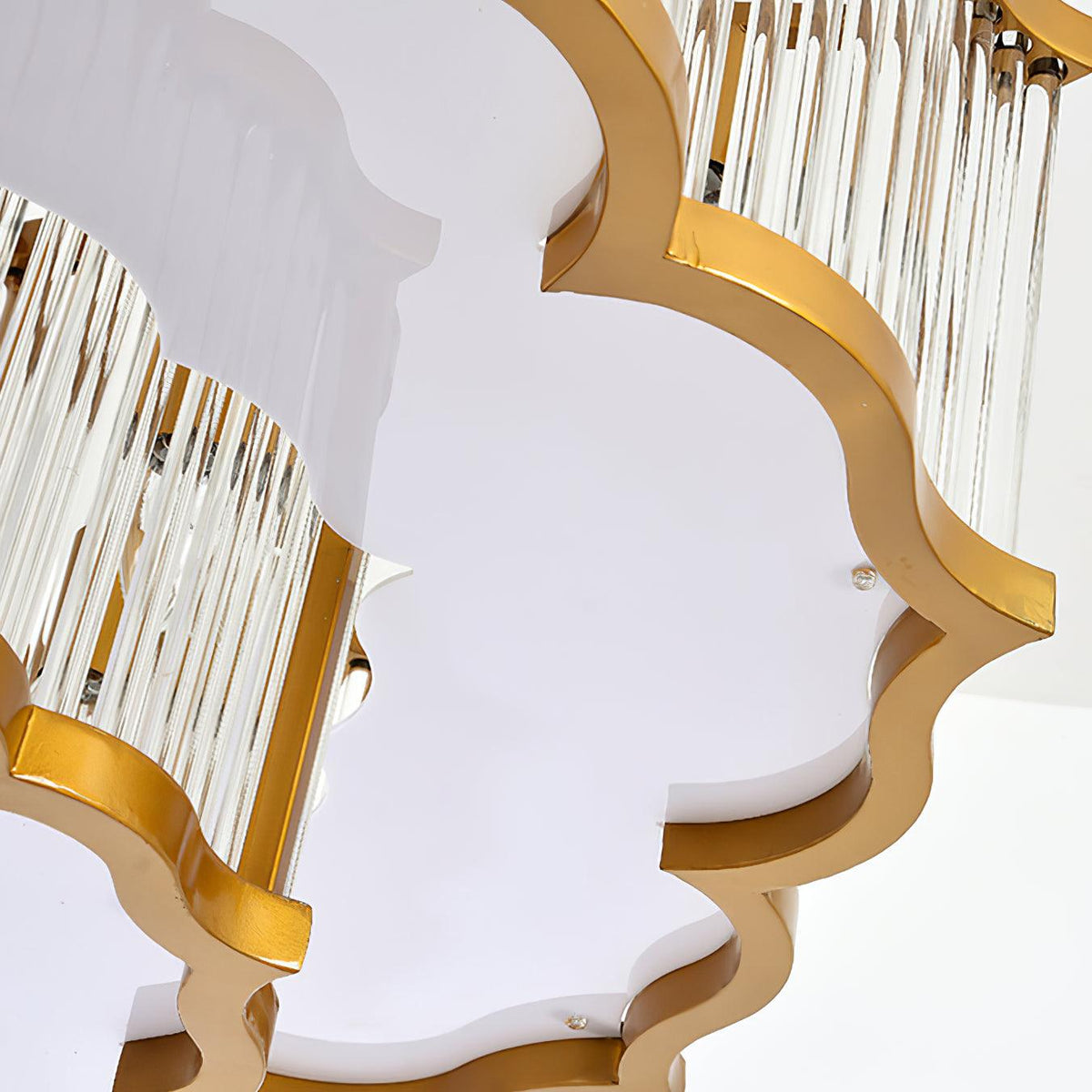 Eirelaine Kroonluchter Goud Zwart glas