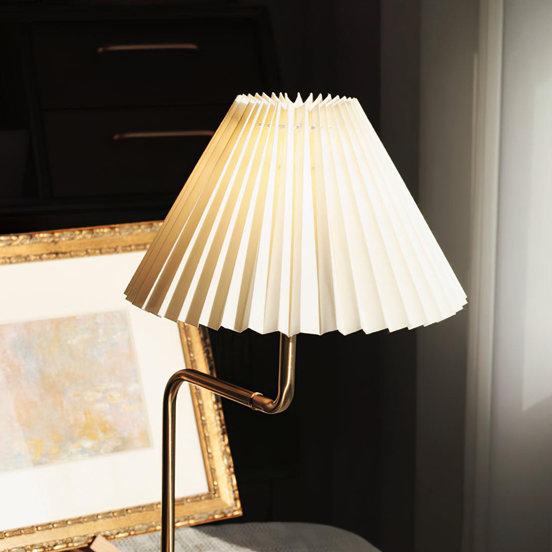 Rinenina Houten Stoffen Vintage tafellamp