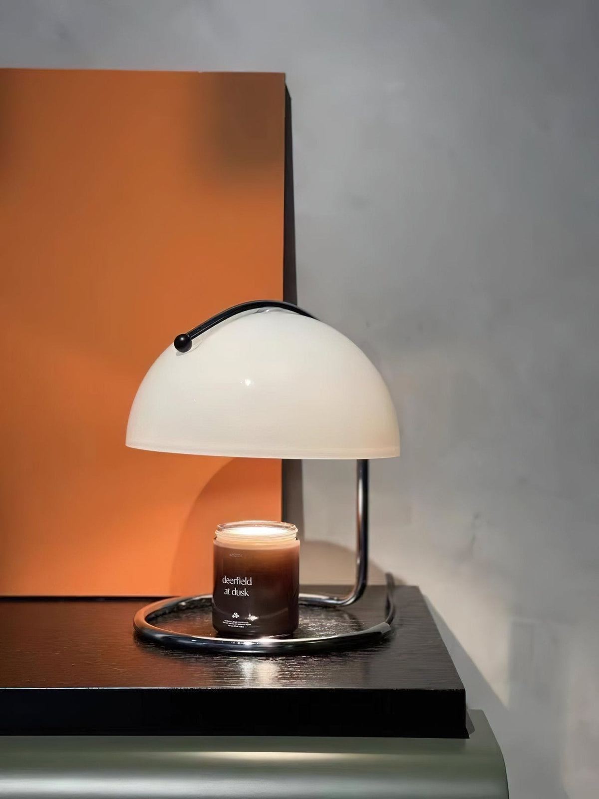 Caelis moderne tafellamp in oranje