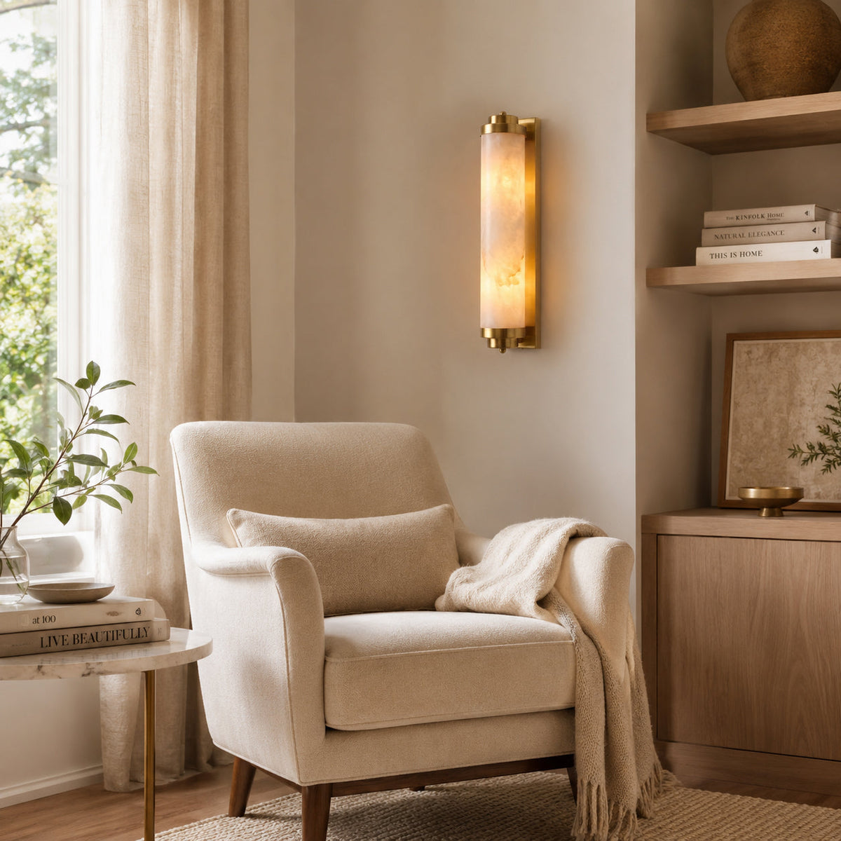 Veluella wandlamp