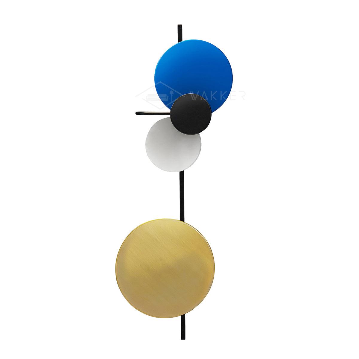 Mirq wandlamp met Magnetische Schijven Kunstzinnig