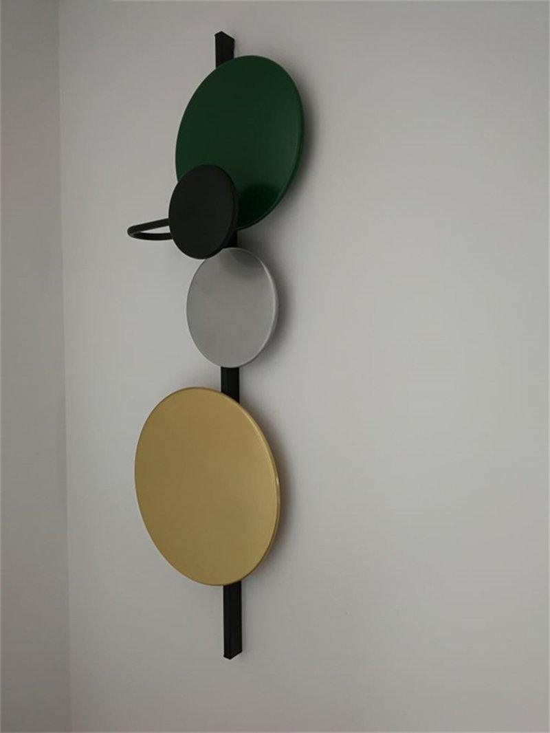 Mirq wandlamp met Magnetische Schijven Kunstzinnig
