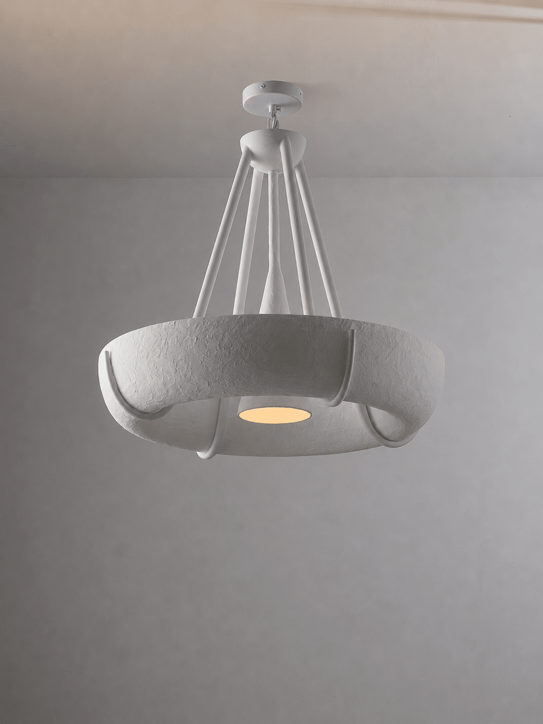 Plaster kroonluchter trommel