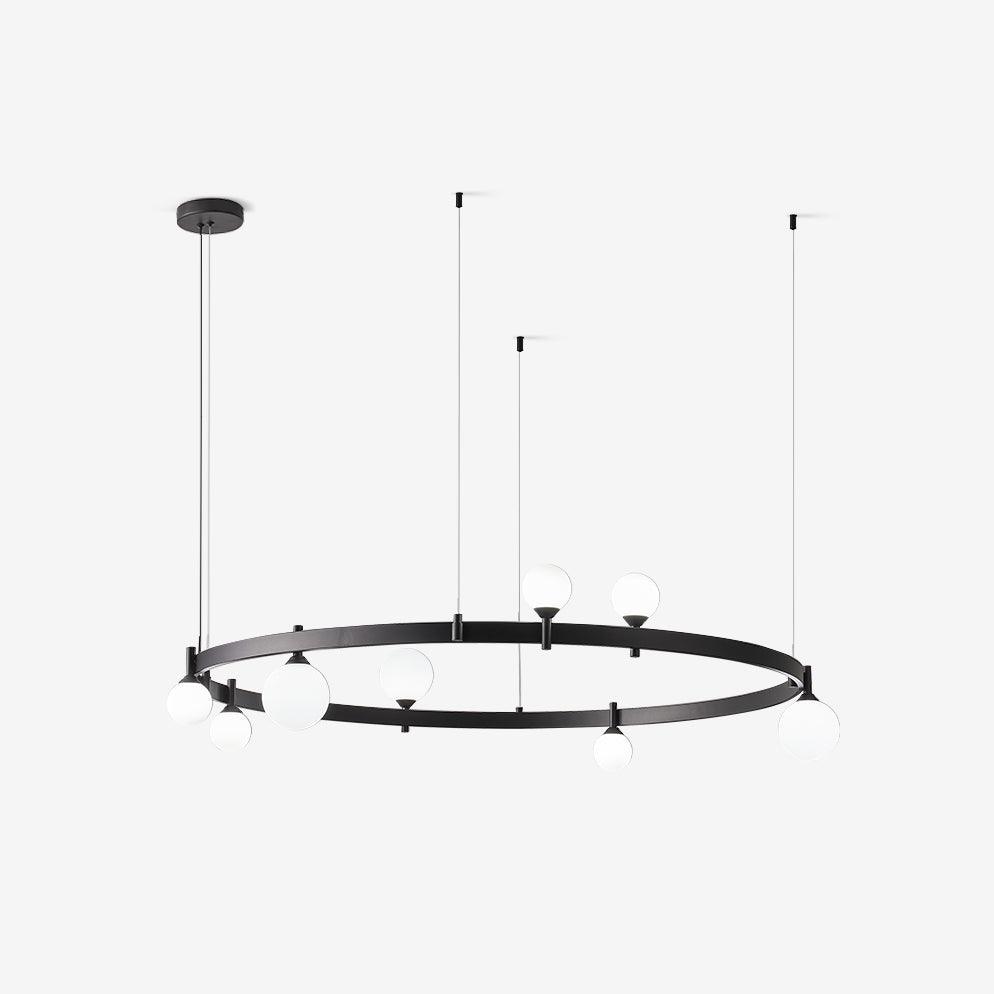 Orel hanglamp ronde zwarte ring