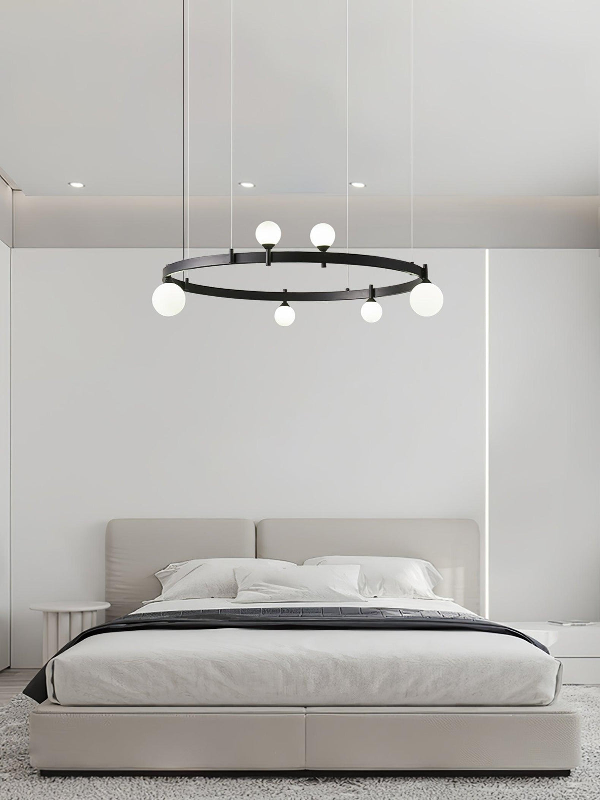 Orel hanglamp ronde zwarte ring