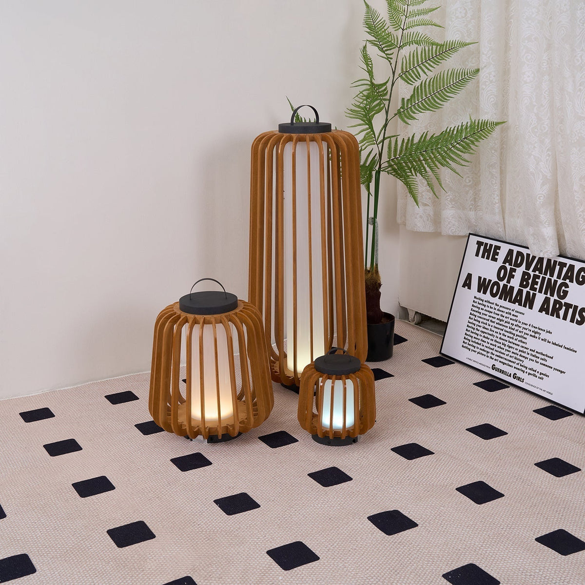 Irina Premium Art Draagbare Lantaarn Buitenverlichting