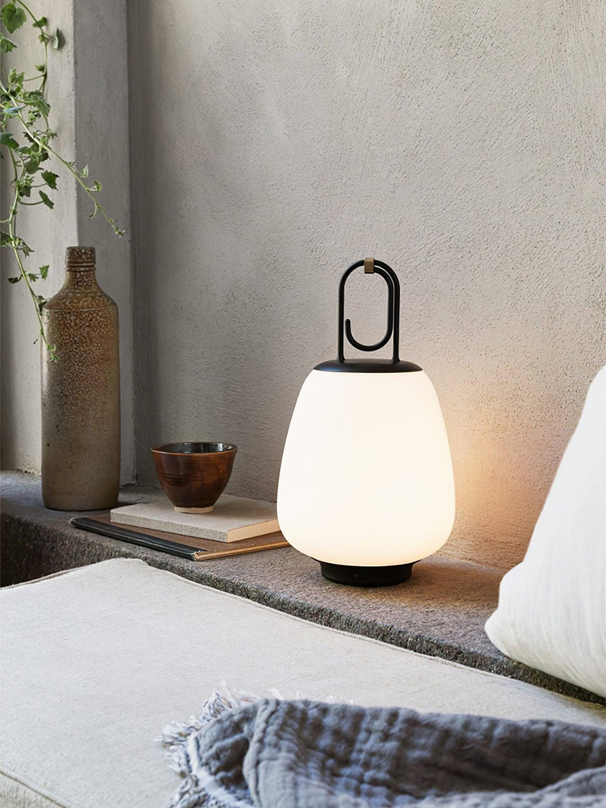 Olloril moderne tafellamp van glas