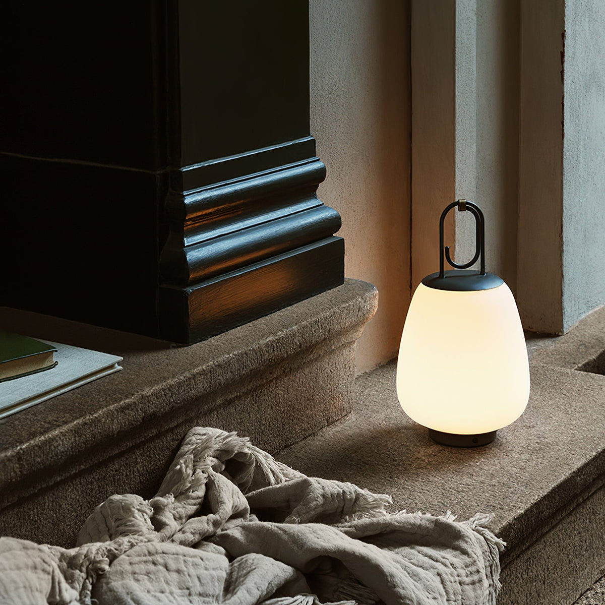 Olloril moderne tafellamp van glas