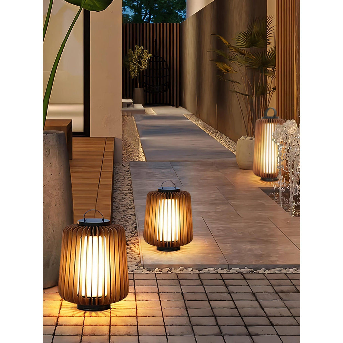 Slat buitenwandlamp