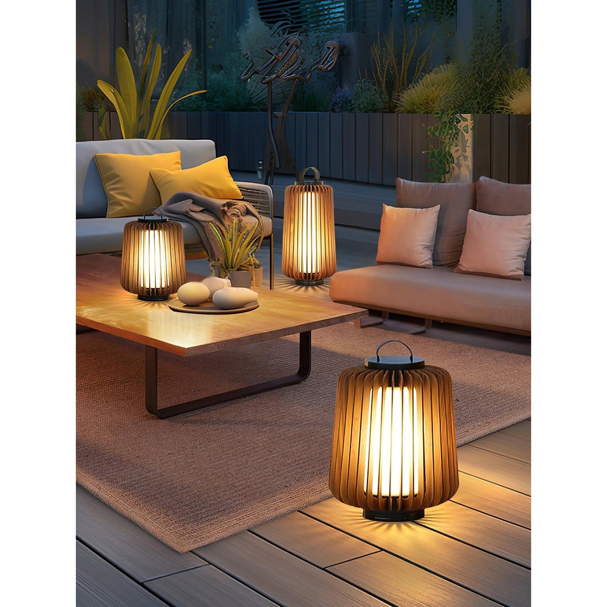 Slat buitenwandlamp