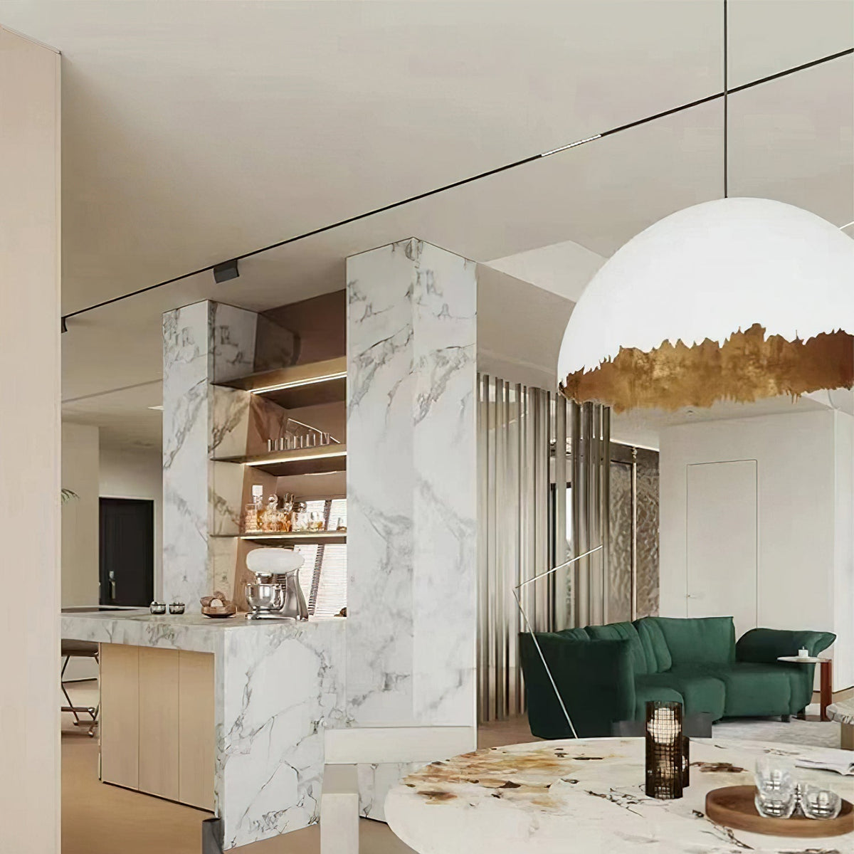Viliriel Textured glasvezel hanglamp