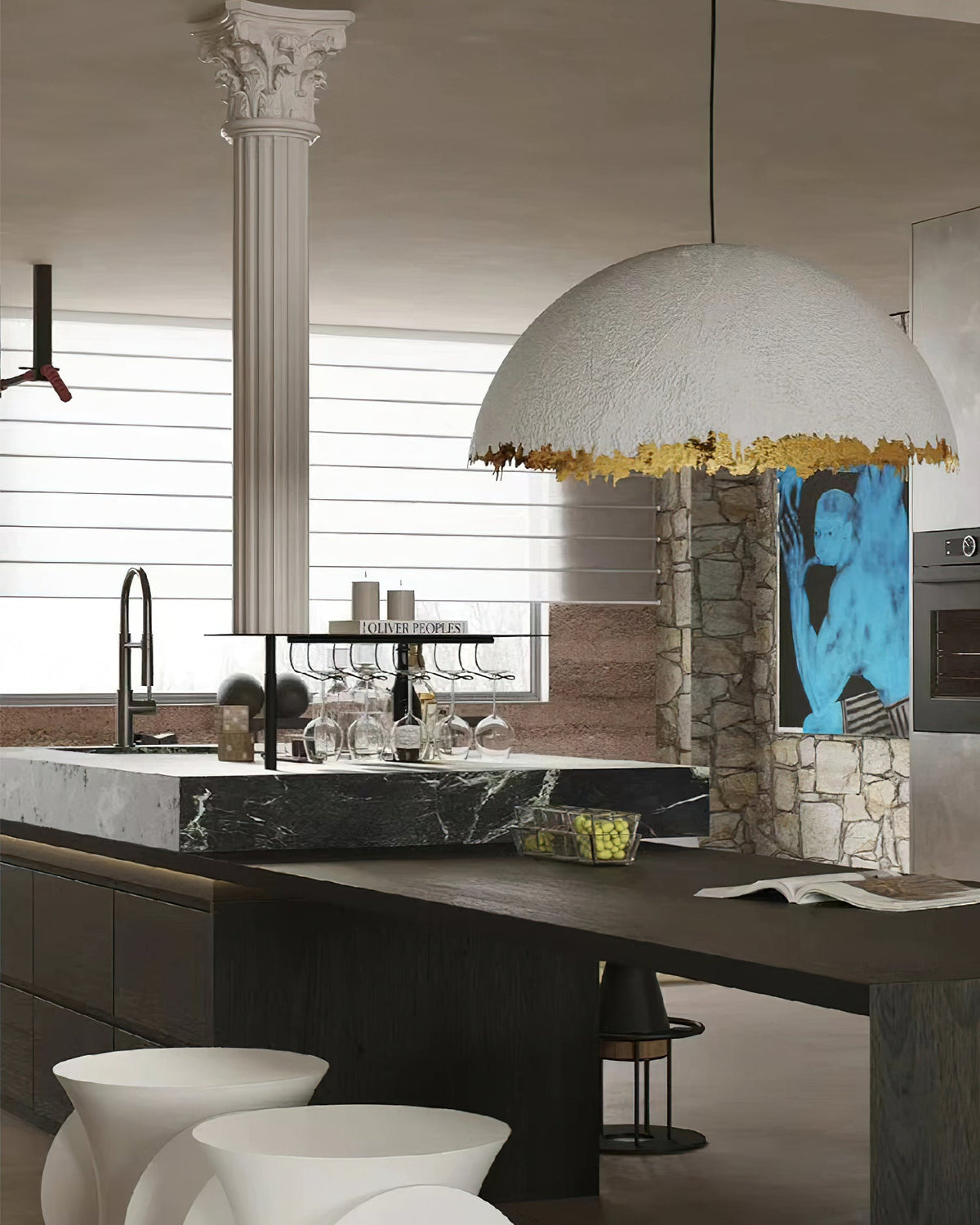 Viliriel Textured glasvezel hanglamp
