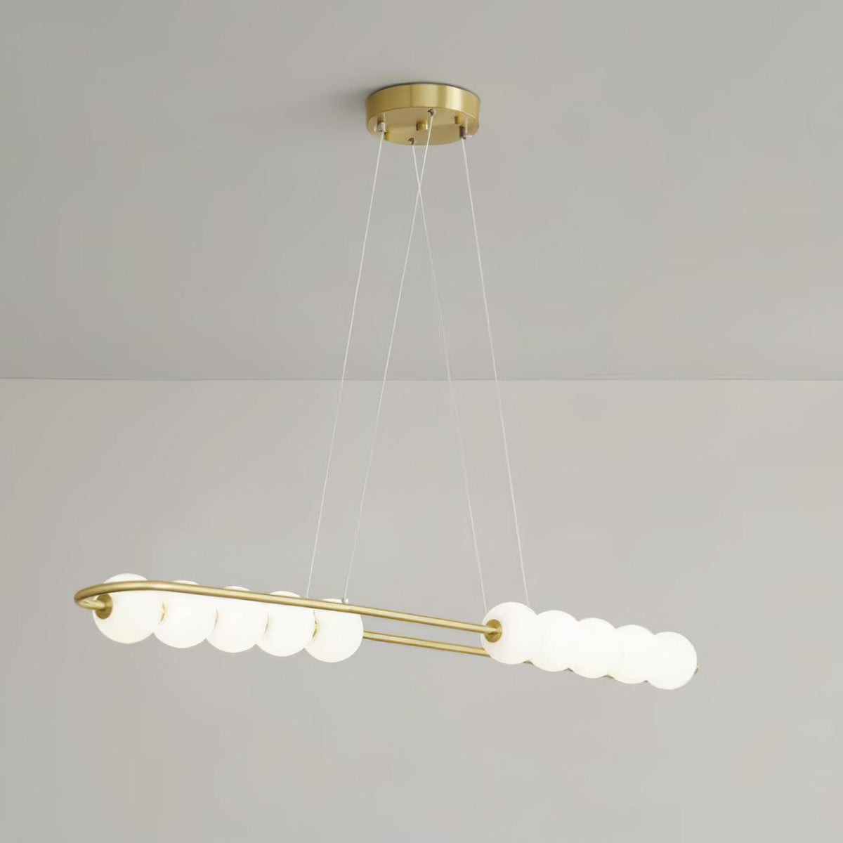 Auroira Moderne hanglamp van messing