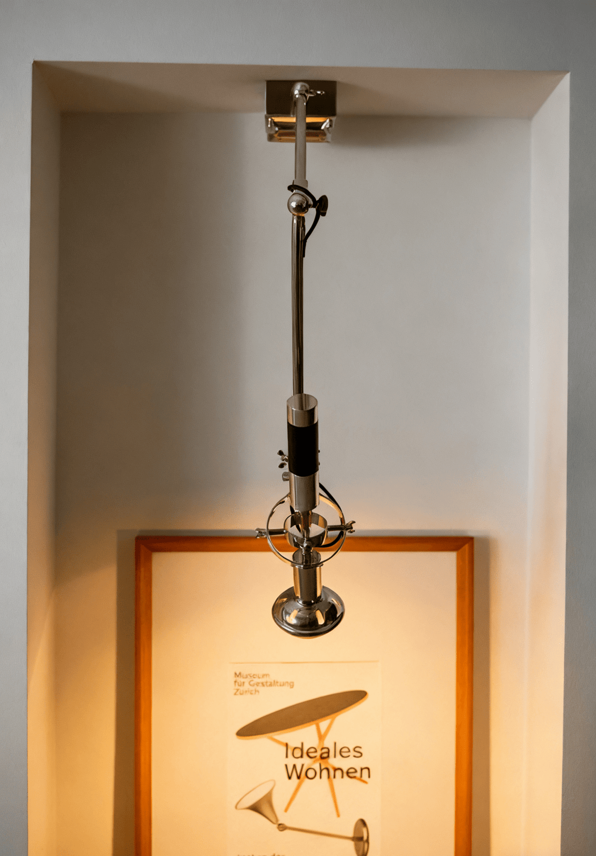Perv wandlamp met lichtstraal