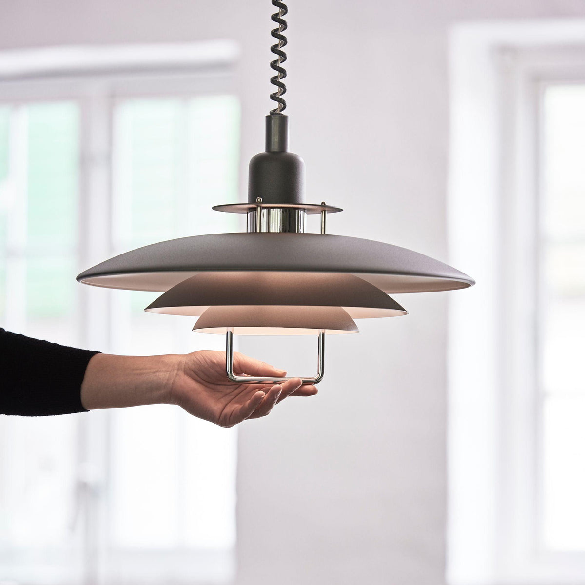 Divor Aluminium glamoureus hanglamp