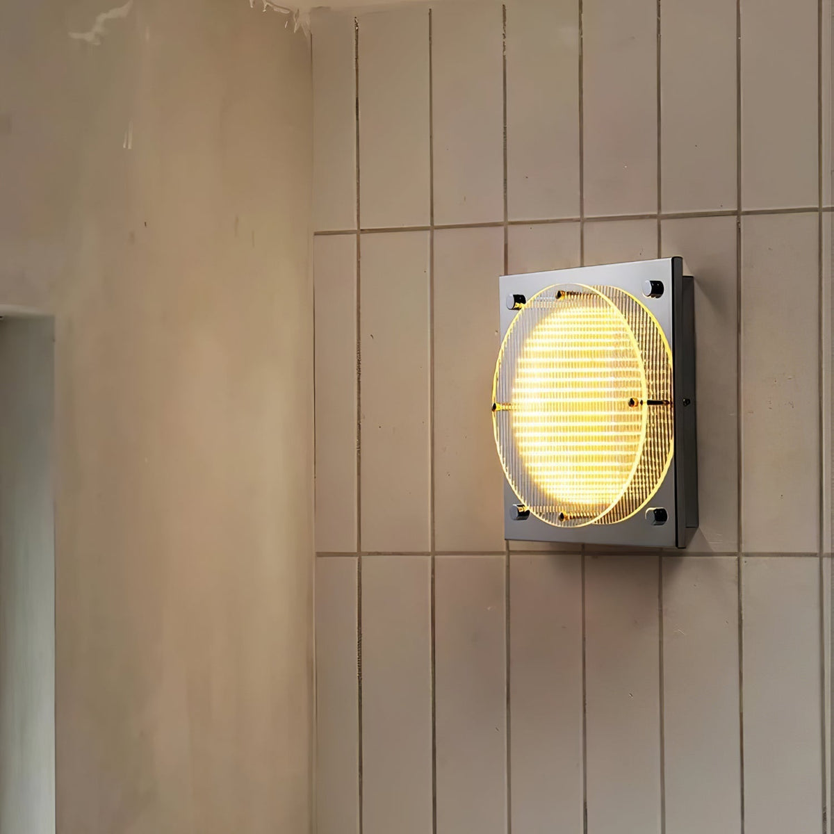 Isolora Noordse kunst Shield wandlamp