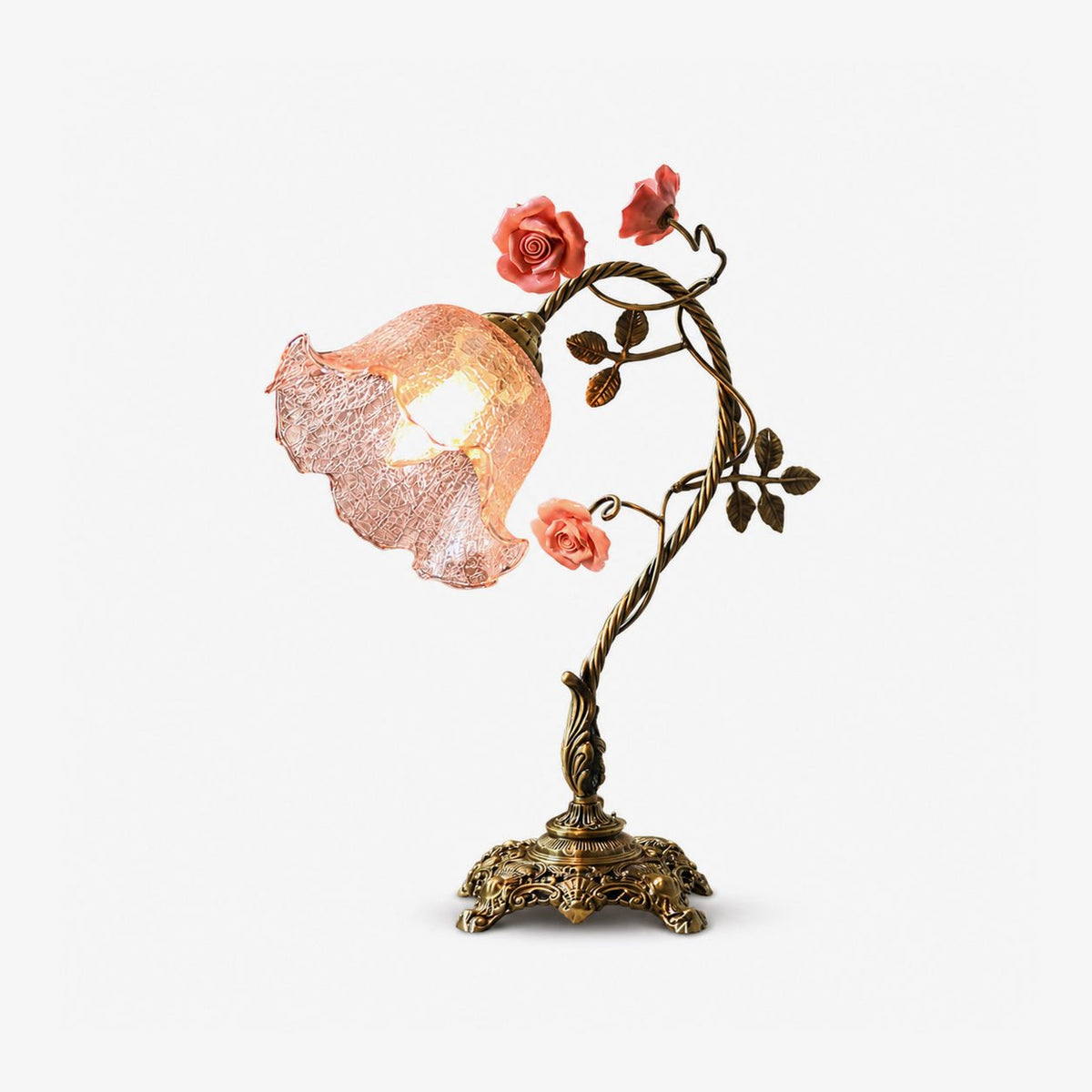 Rosalune Campanella Vintage Rose tafellamp