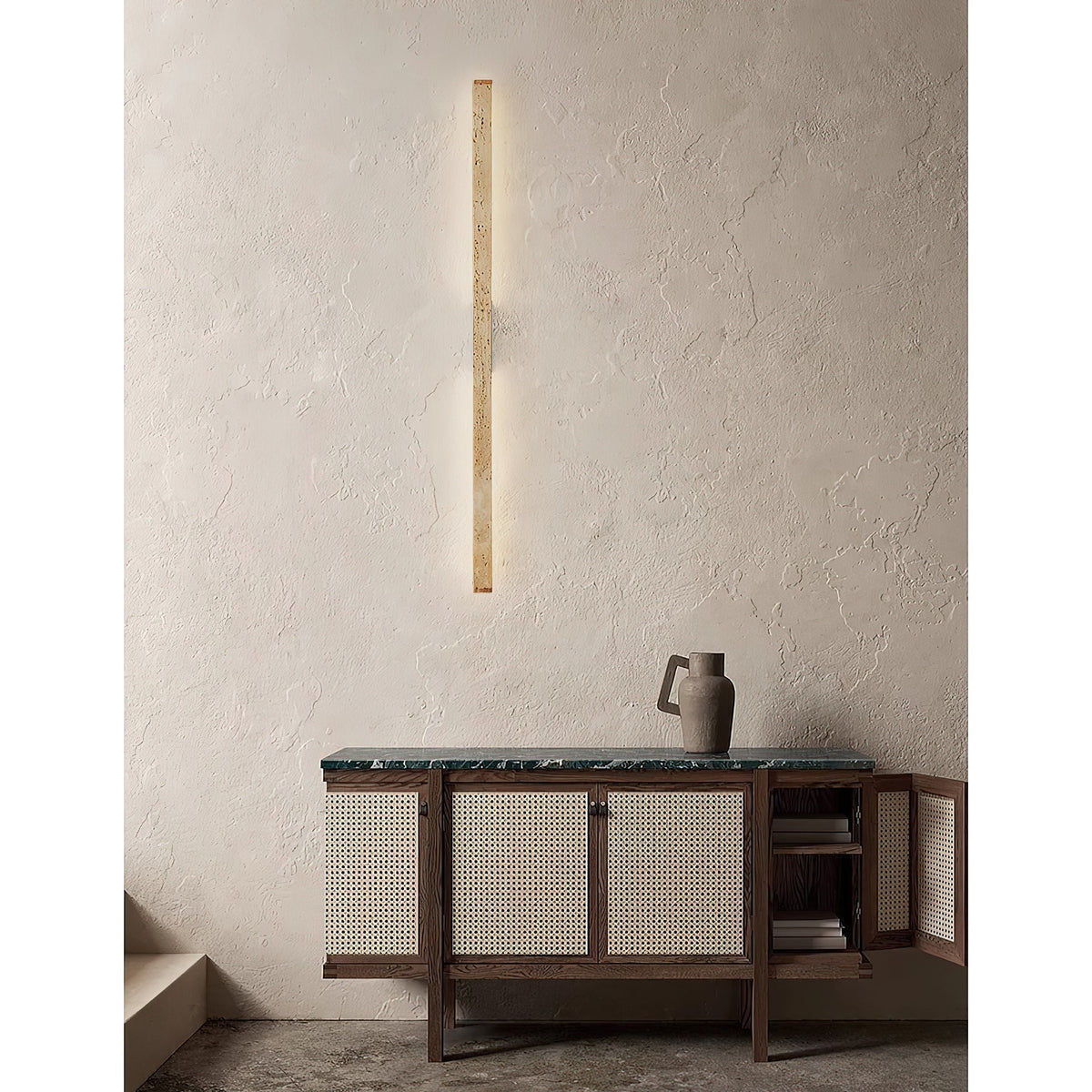 Vivyna travertin wandlamp