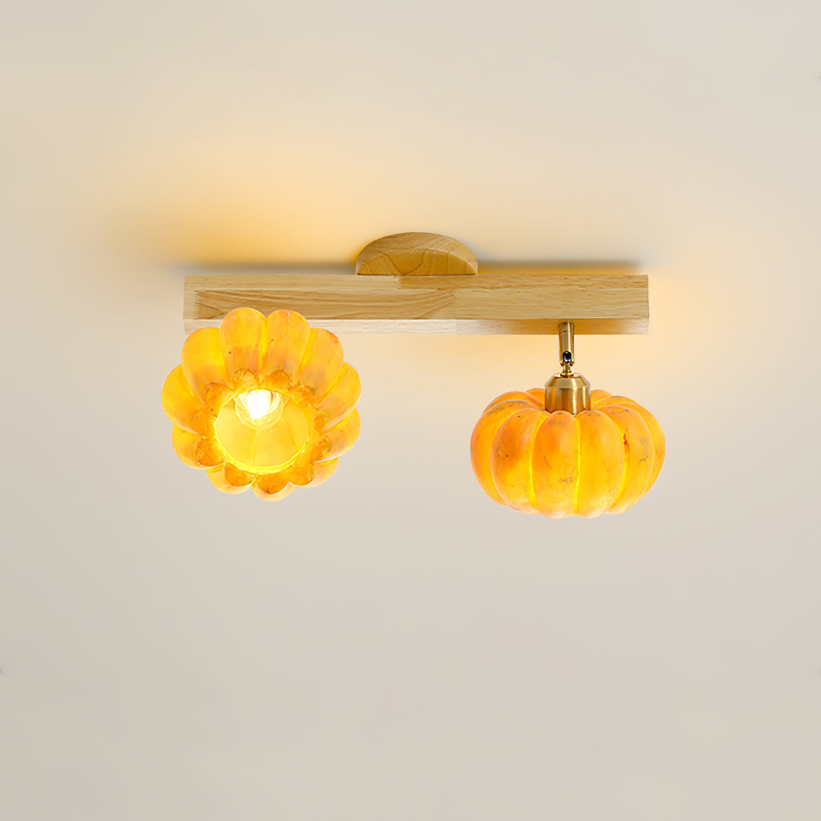 Ozawa Moderne Inbouwmontage Plafondlamp Hout Hars Slaakamer Gang