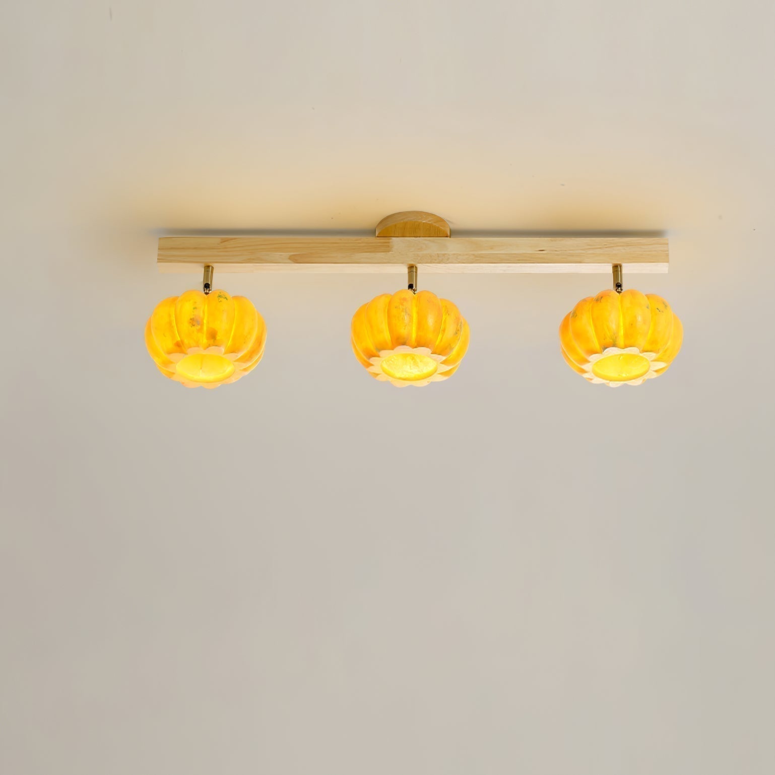 Ozawa Moderne Inbouwmontage Plafondlamp Hout Hars Slaakamer Gang