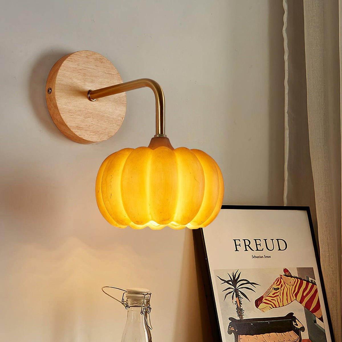 Vilorel creatieve wandlamp in pompoenvorm