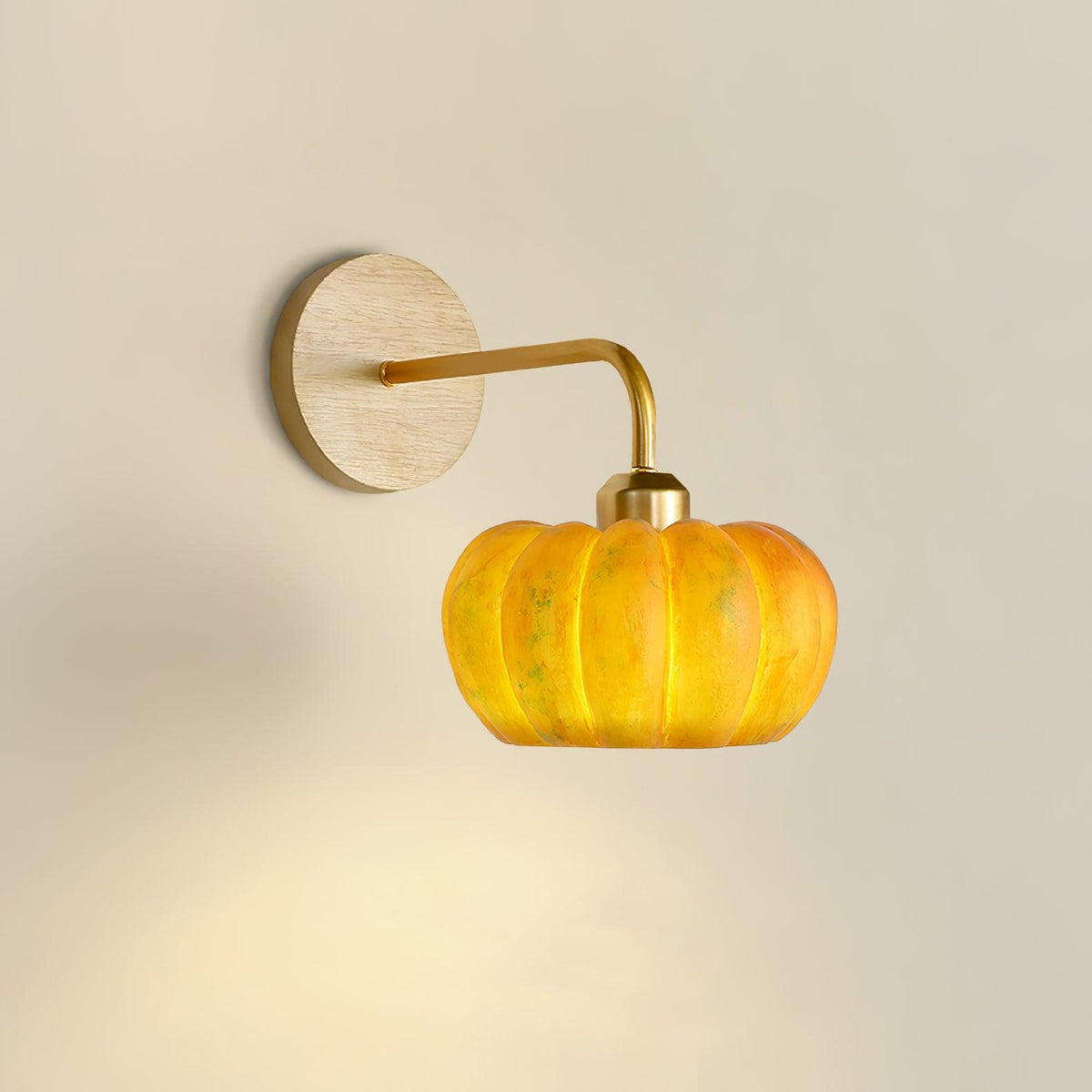 Vilorel creatieve wandlamp in pompoenvorm