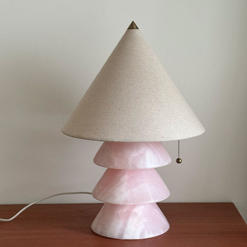 Pyramid Retro marmeren tafellamp