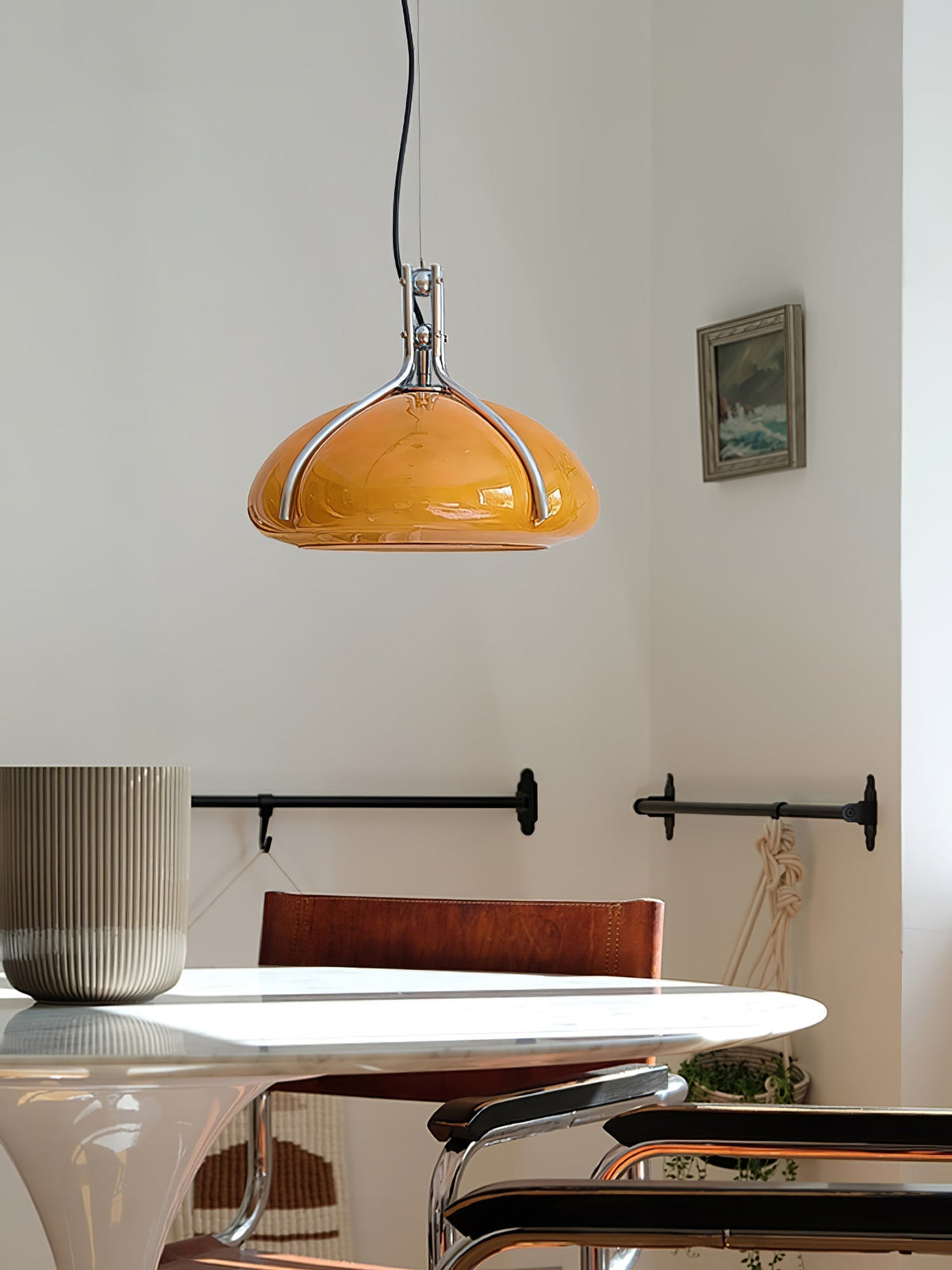 Ernorora Premium Noordse kunst hanglamp van glas
