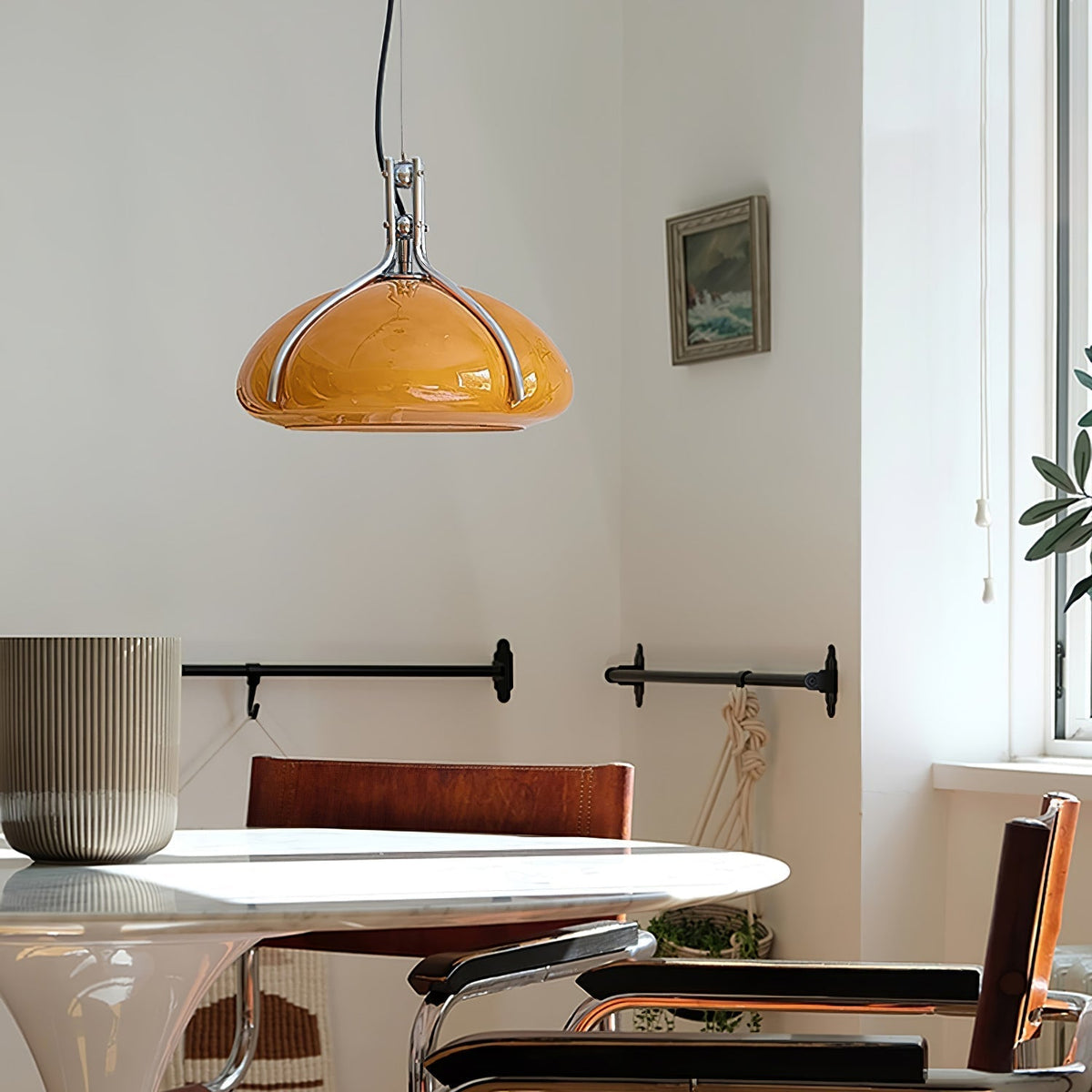 Ernorora Premium Noordse kunst hanglamp van glas