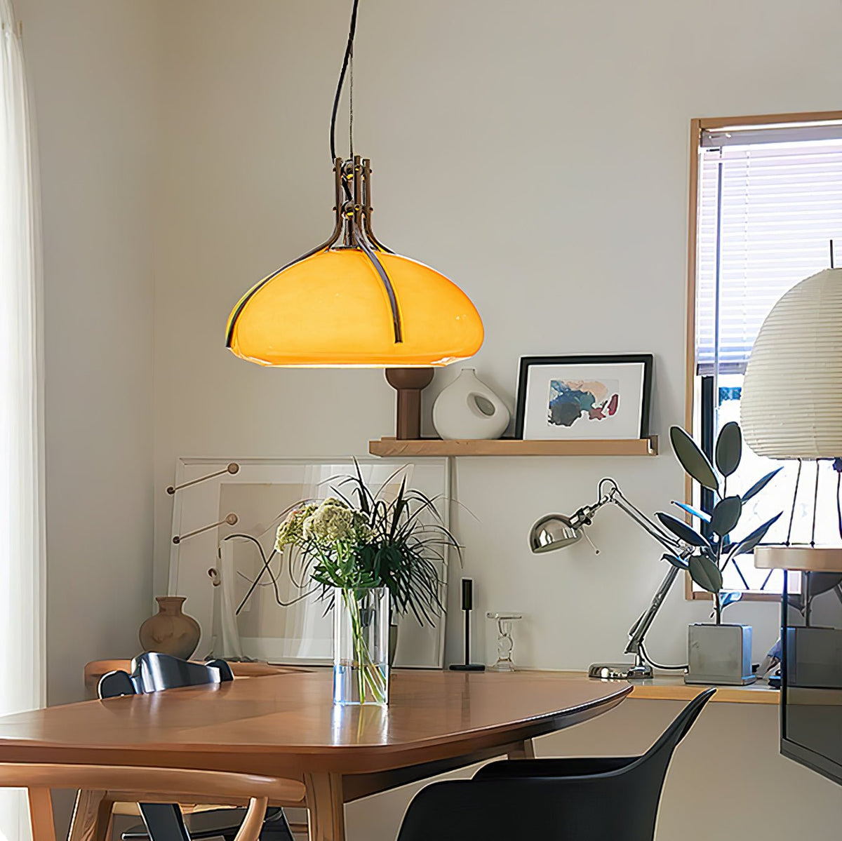 Ernorora Premium Noordse kunst hanglamp van glas