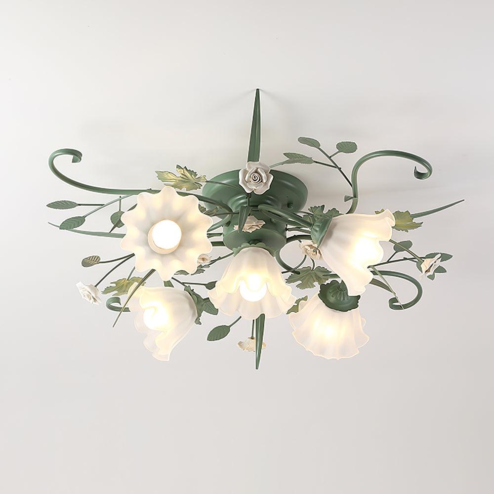 Nylirir unieke kunst Noordse kunst klassieke keramische plafondlamp