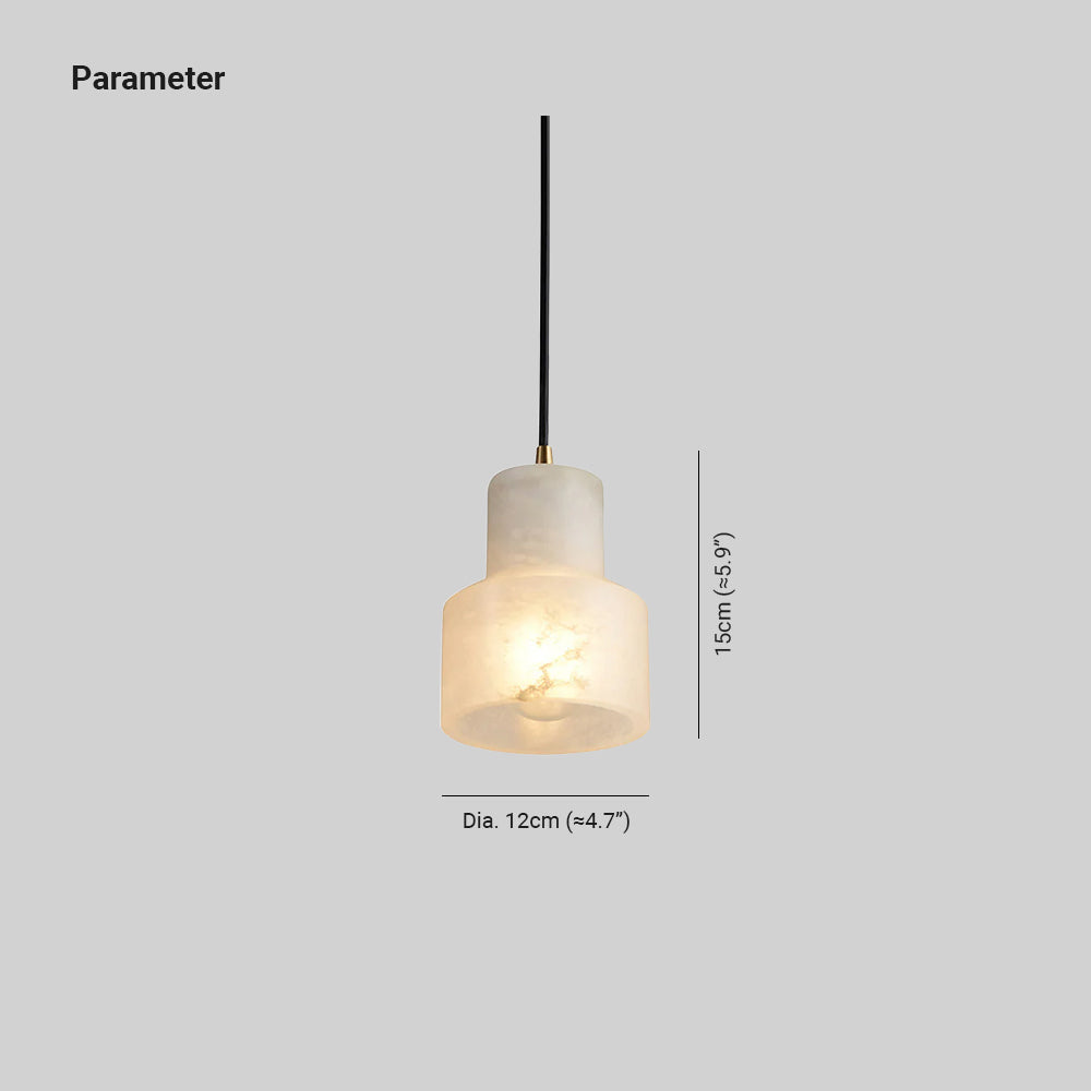 Ozawa Modern Ronde Metaal Hars Hanglampen Slaapkamer Eetkamer