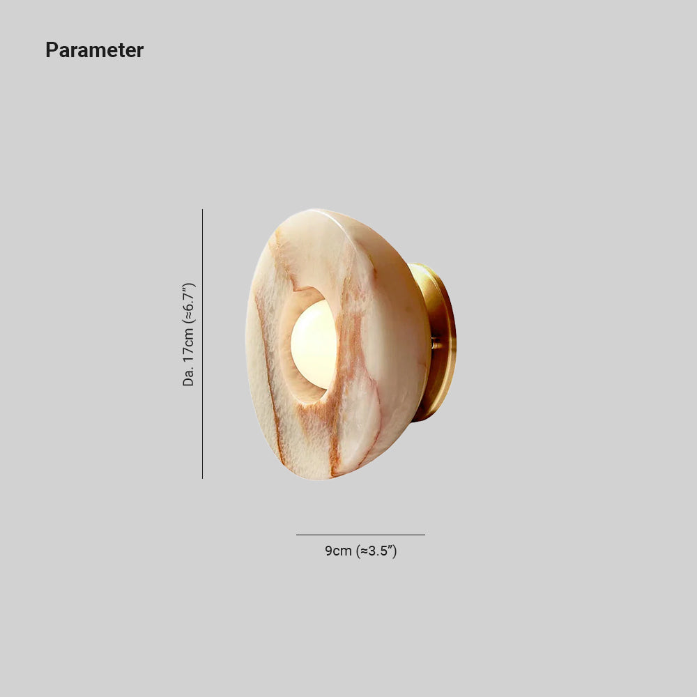 Elif Minimalisme Ongebruikelijk Marmer Metaal Wandlamp Slaapkamer Eetkamer