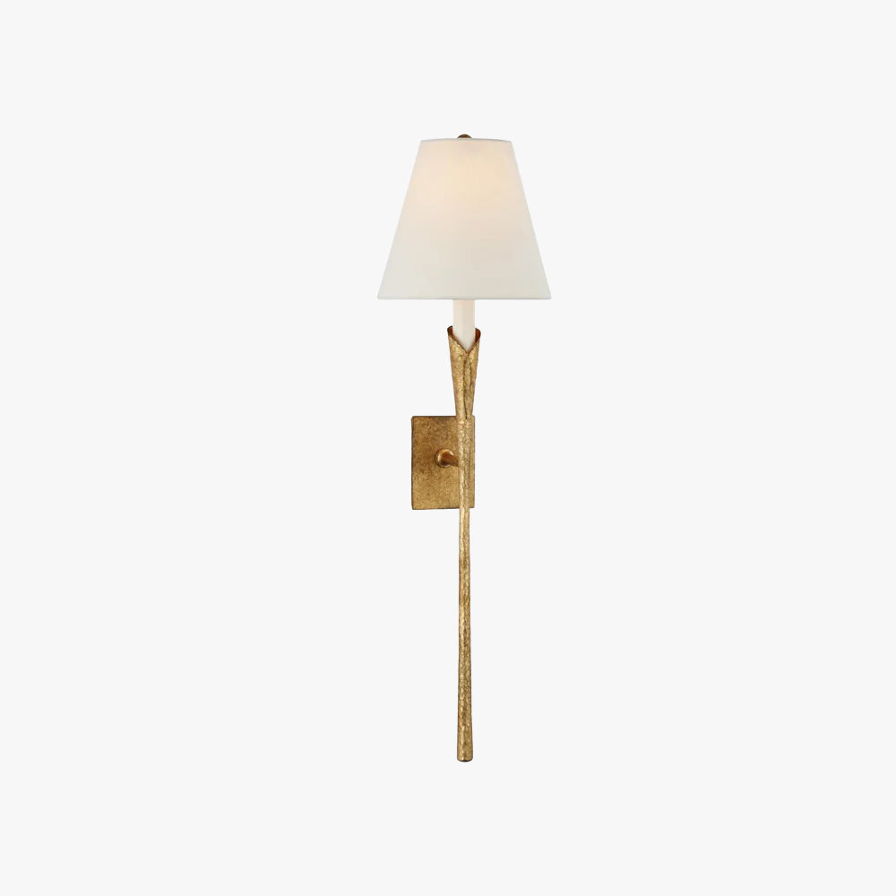 Alessio Vintage Antiek Metaal Stof Wandlamp Lampenkap Keuken Slaapkamer Woonkamer