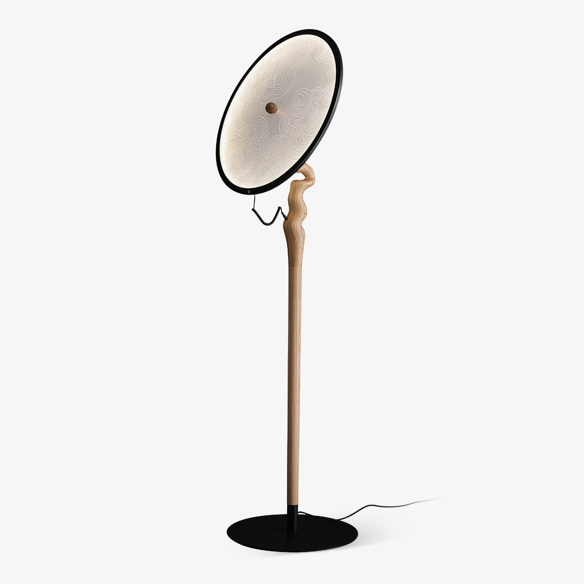 Evliriel vloerlamp van hout