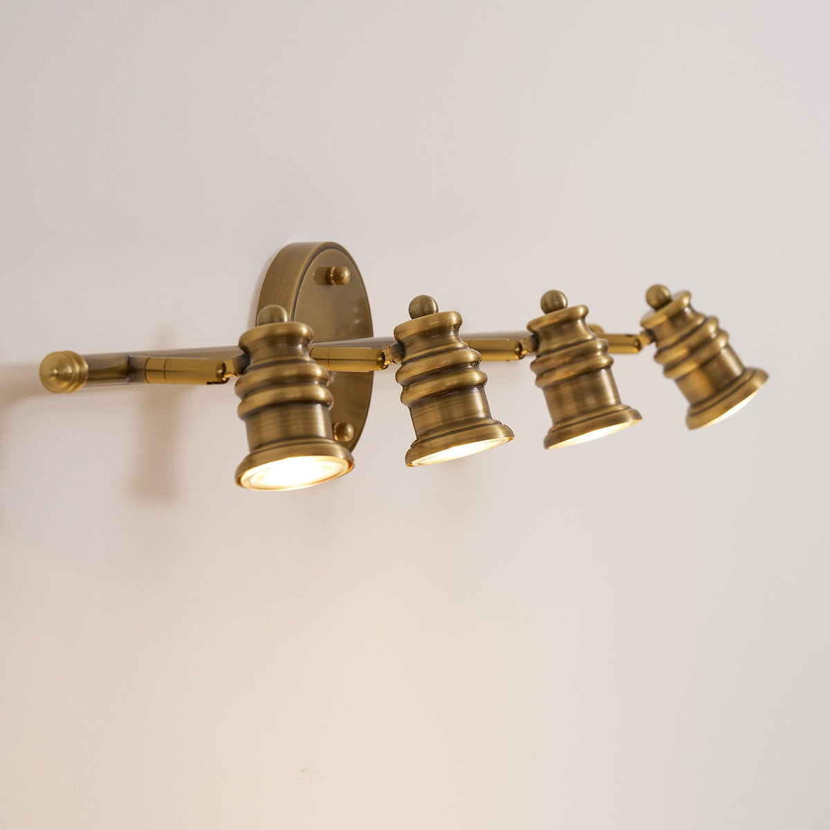 Corten messing wandlamp