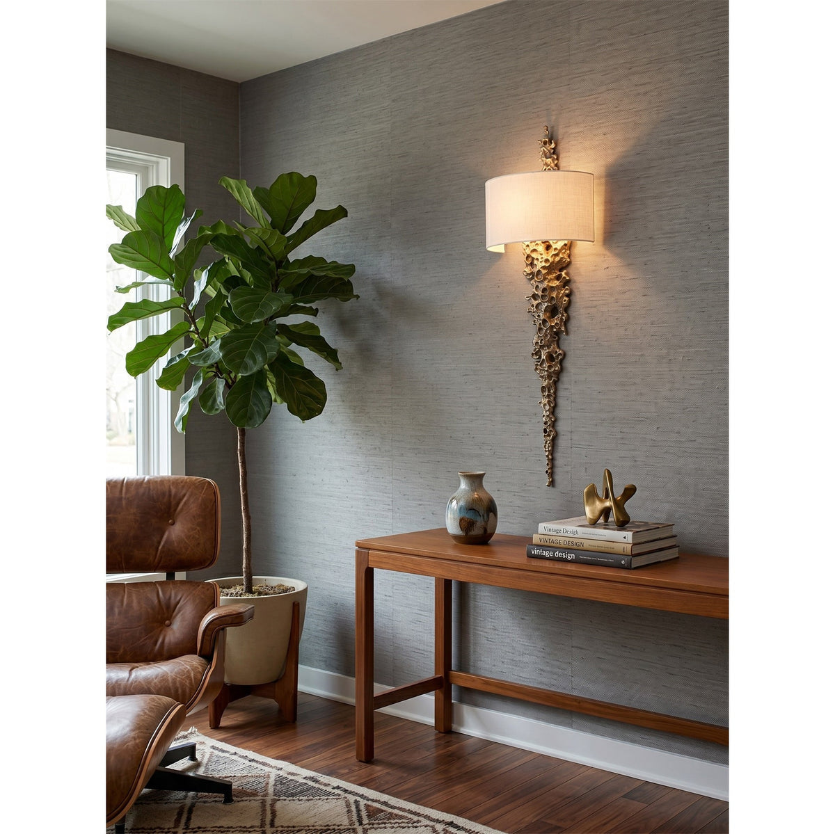 Nocthar wandlamp messing