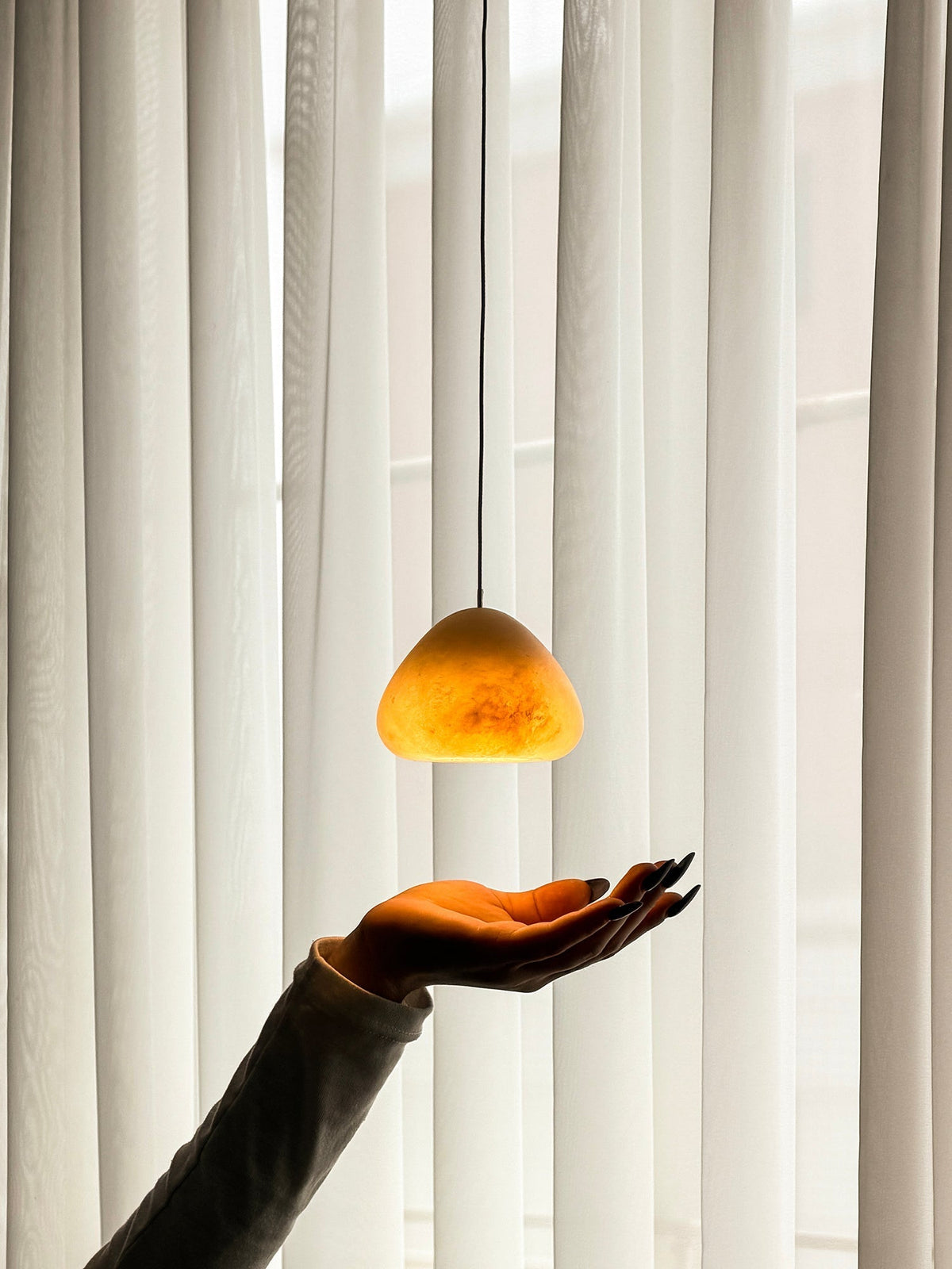 Morphe albasten hanglamp