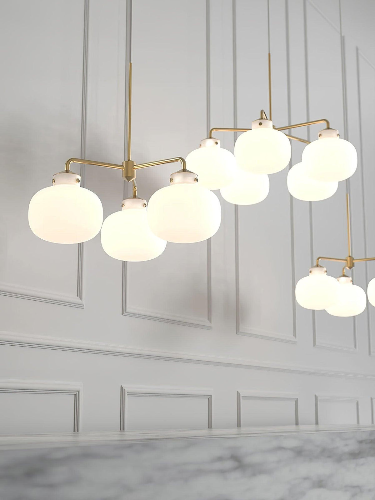 Fyor eigentijdse glas hanglamp