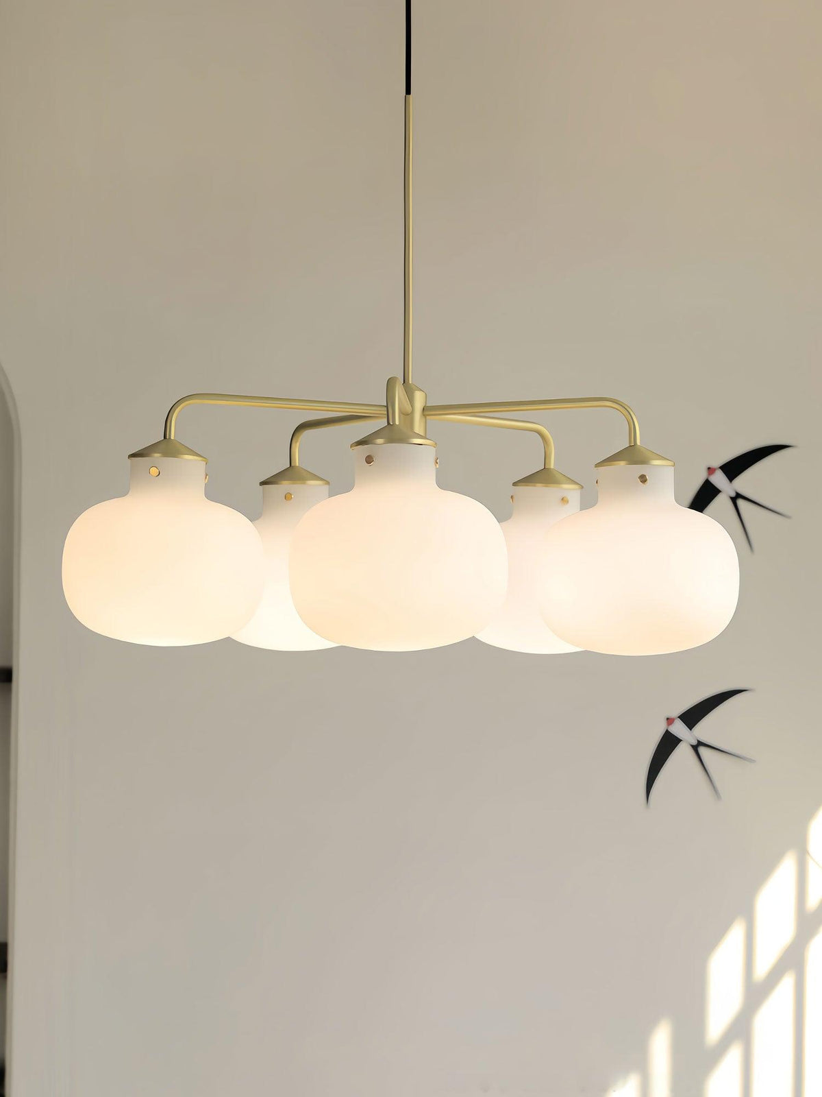 Fyor eigentijdse glas hanglamp