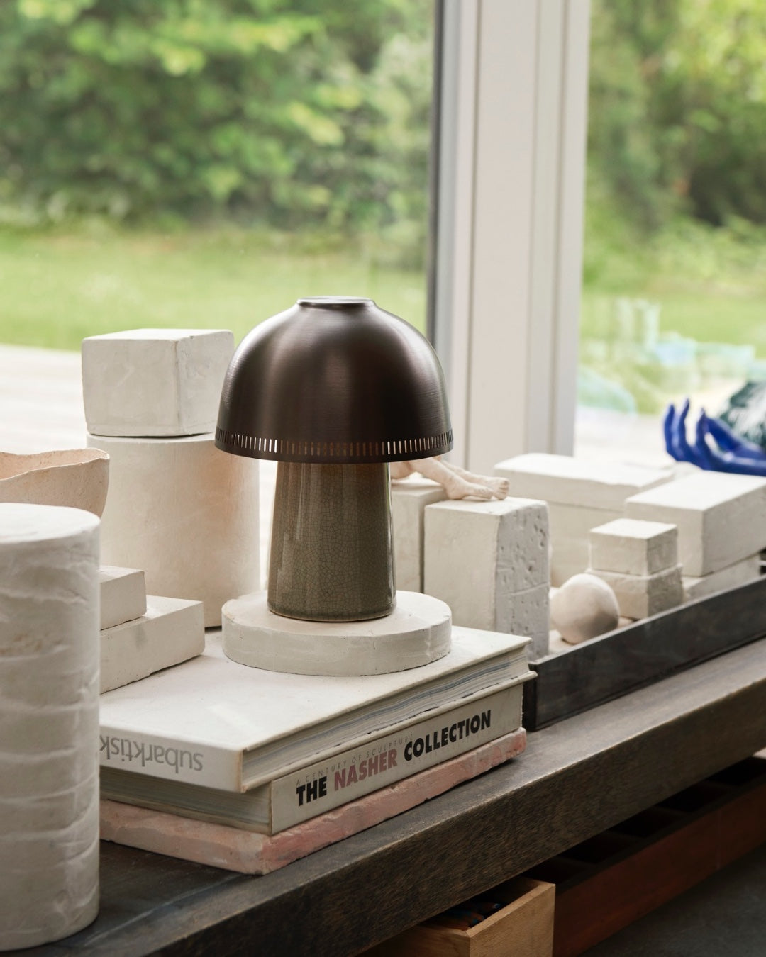 Raku tafellamp